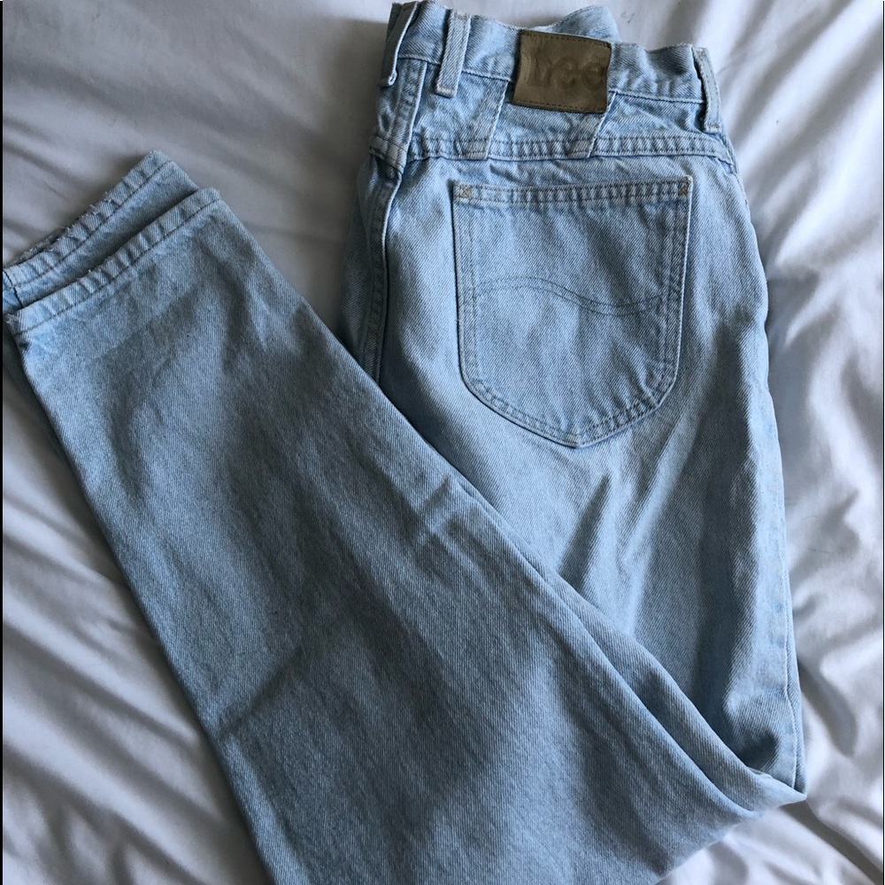 LEE LIGHTWASH MOM JEANS